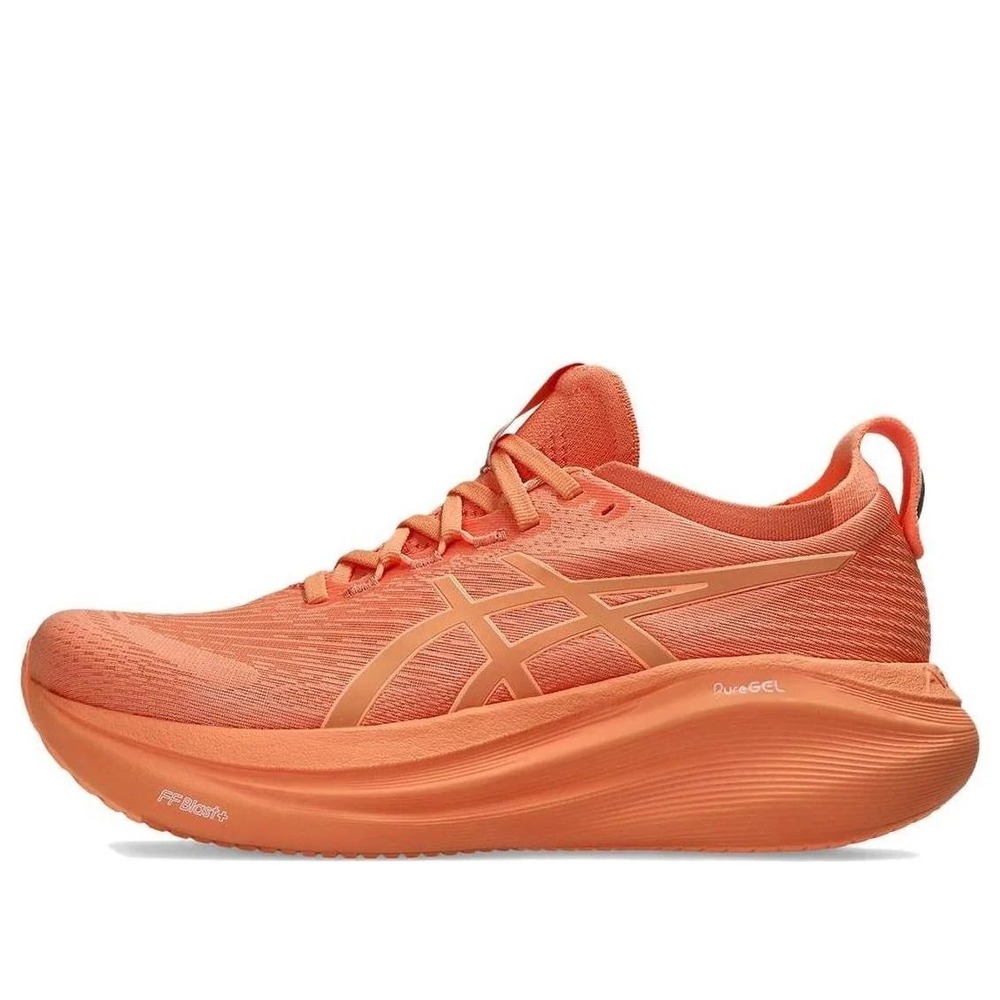 ASICS Gel-Nimbus 27 Lite-Show Womens Running Shoes Mojave Orange Size 7 READ